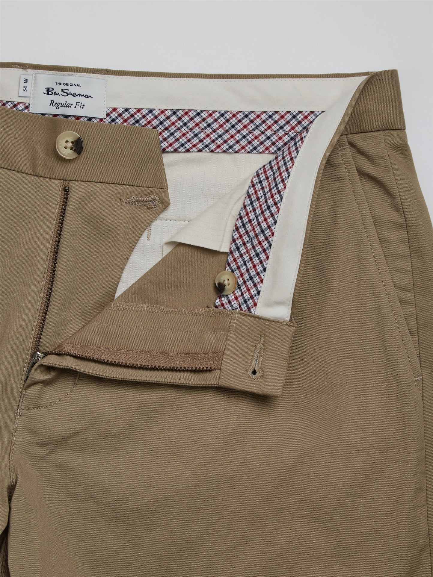 Ben Sherman - Signature Cotton Chino Shorts - Stone