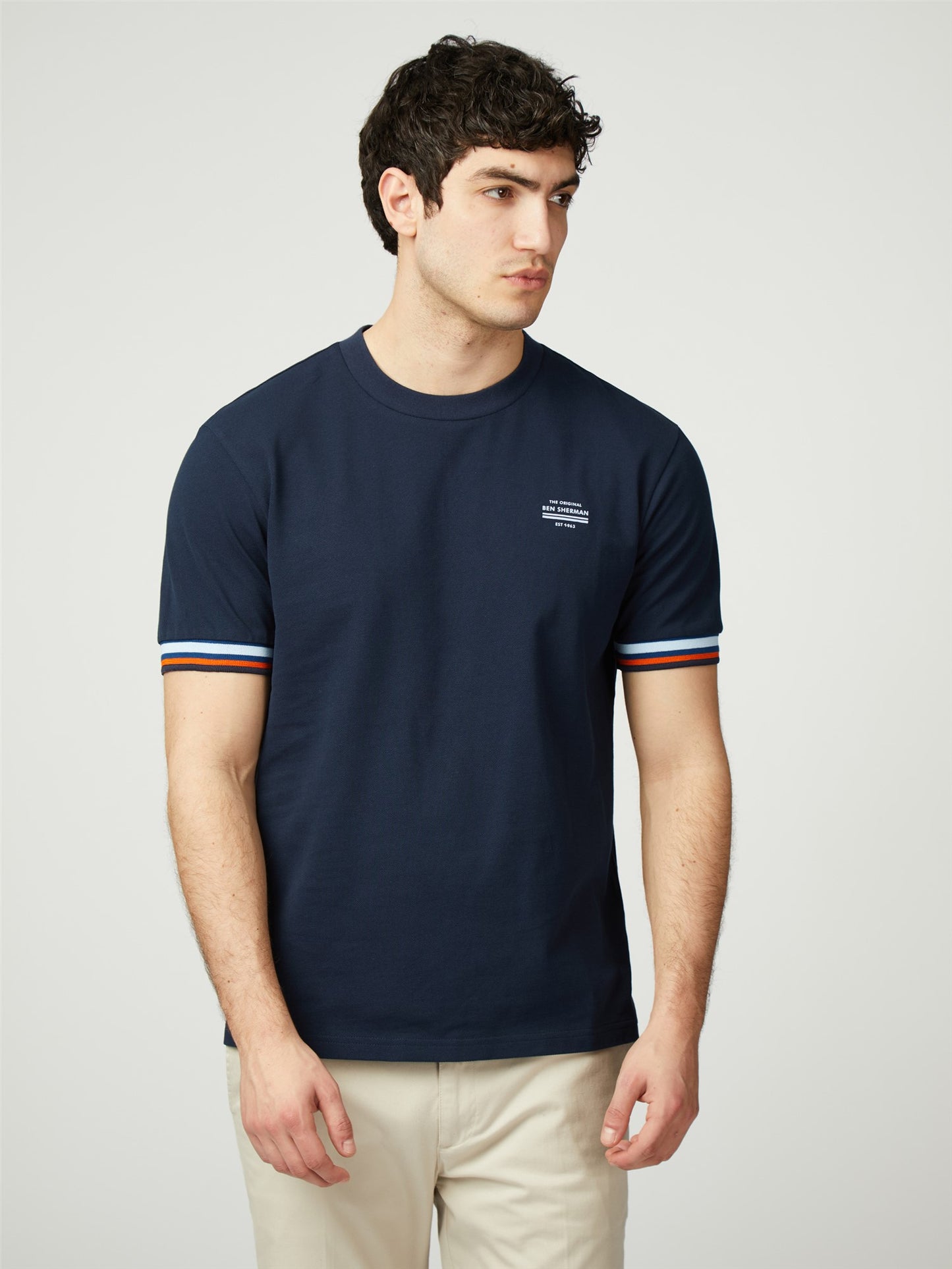 Ben Sherman - Pique Tee - Dark Navy
