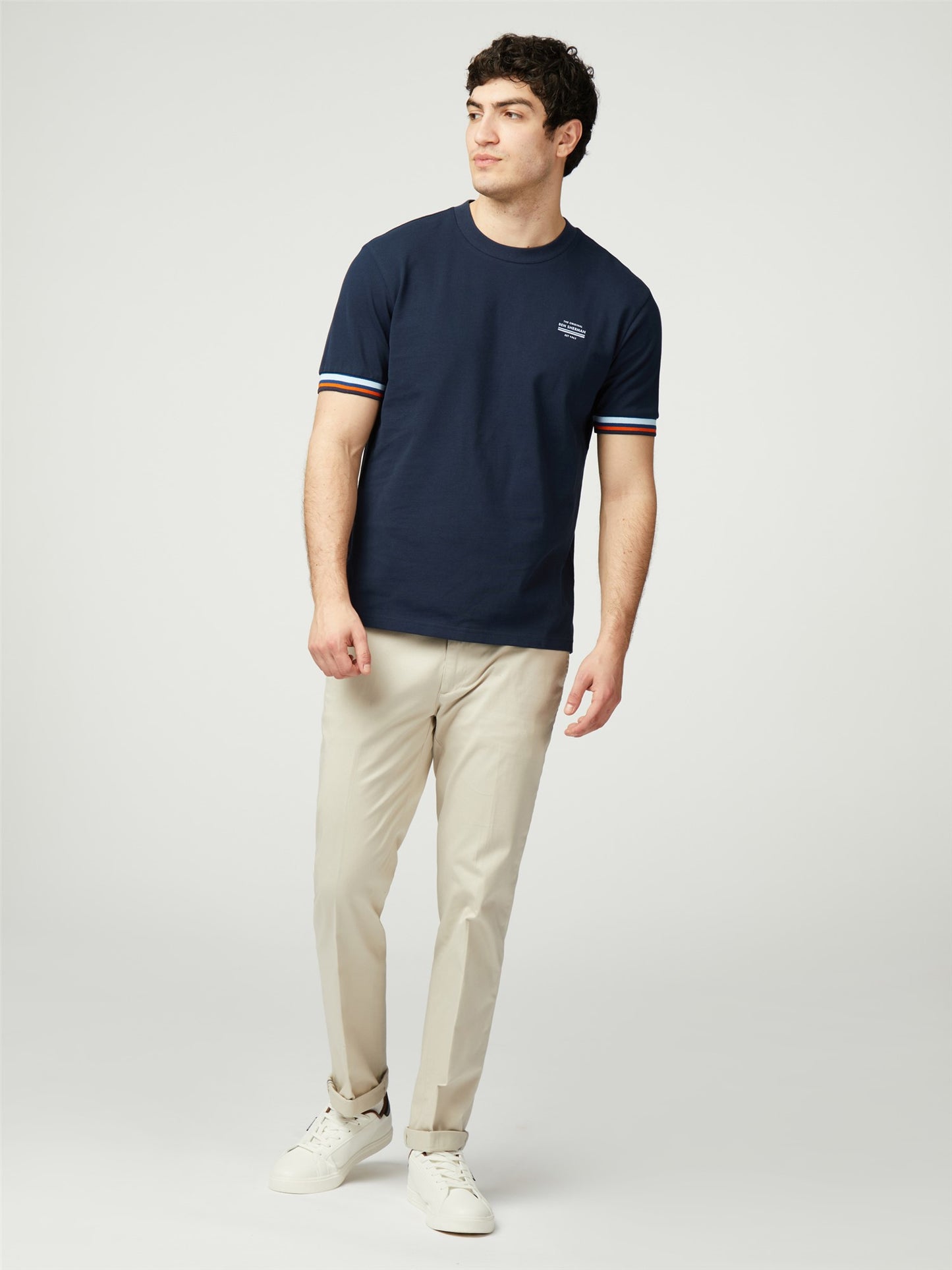 Ben Sherman - Pique Tee - Dark Navy