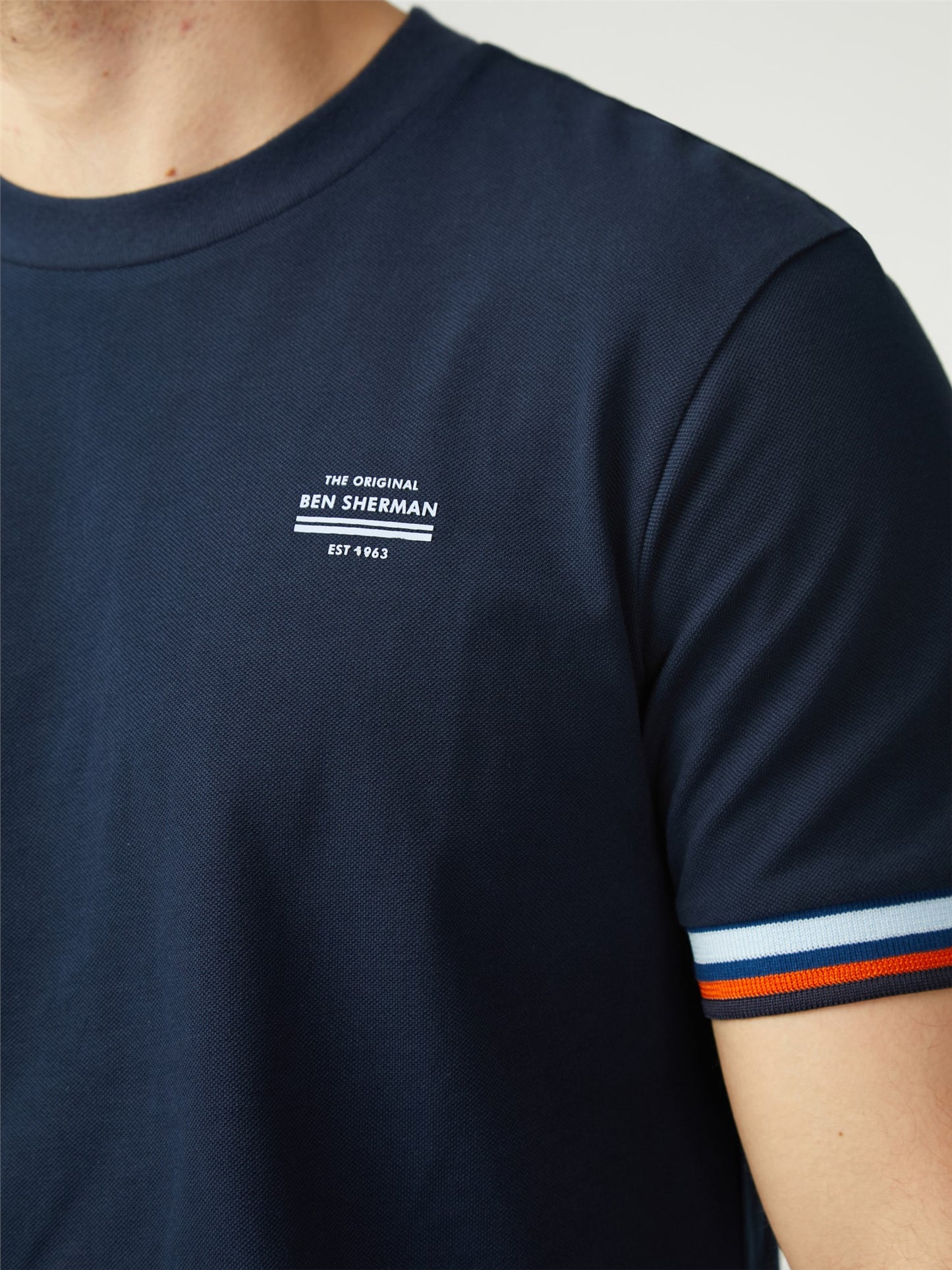 Ben Sherman - Pique Tee - Dark Navy