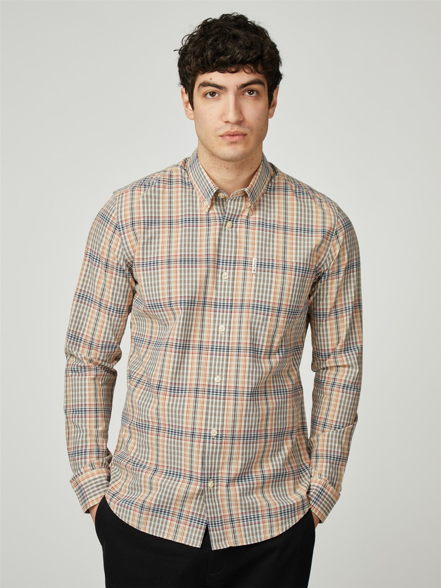 Ben Sherman - Long Sleeve Multicolour Check Shirt