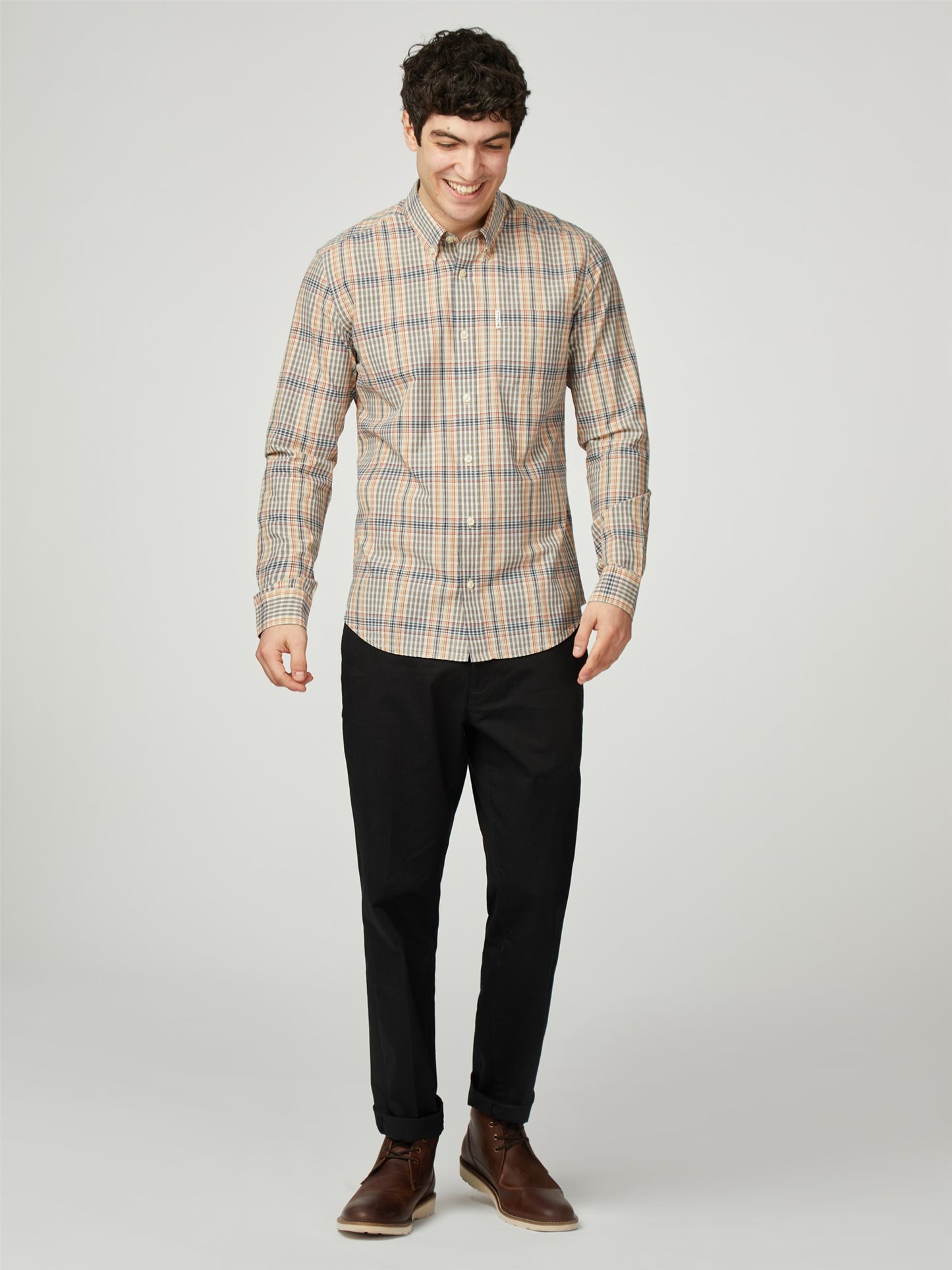 Ben Sherman - Long Sleeve Multicolour Check Shirt
