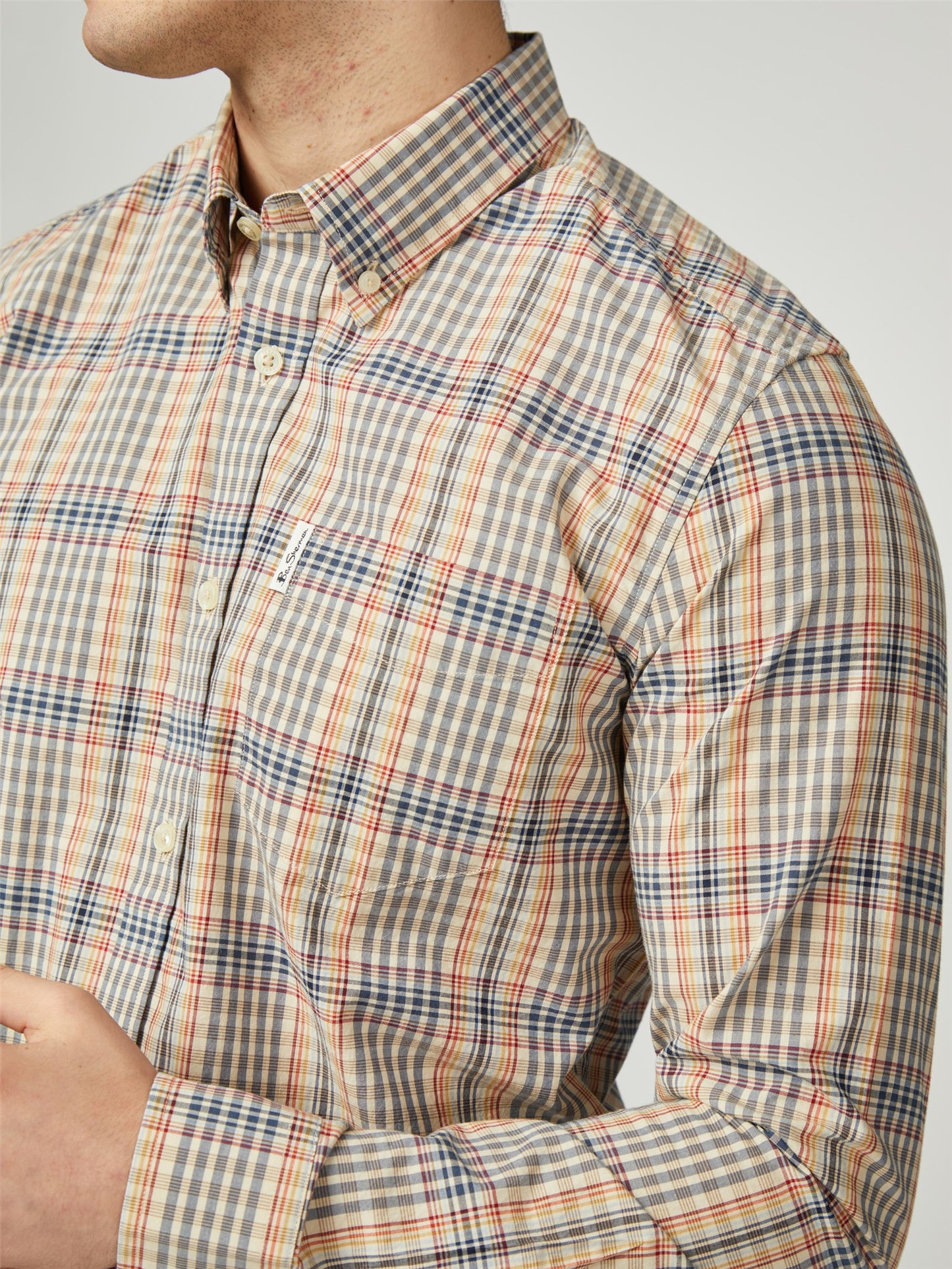 Ben Sherman - Long Sleeve Multicolour Check Shirt