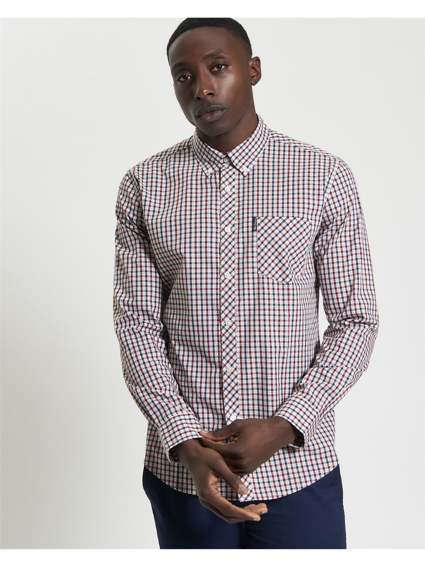 Ben Sherman - Long Sleeve Signature House Check Shirt - Red