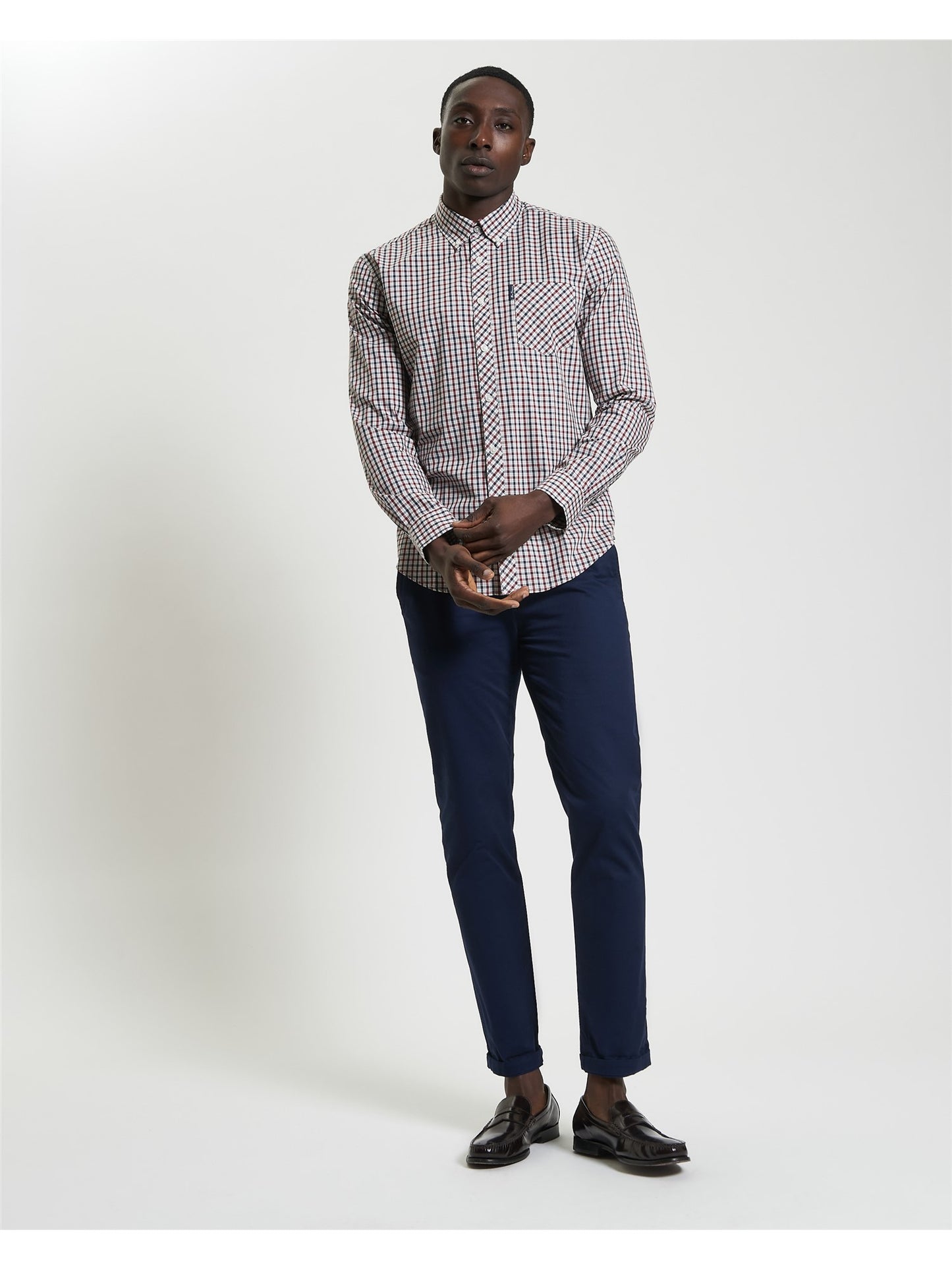 Ben Sherman - Long Sleeve Signature House Check Shirt - Red
