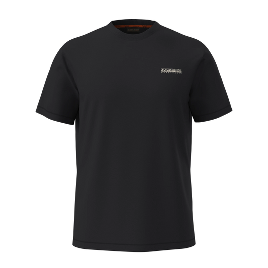 Napapijri Small Box Black Beauty Mens T-Shirt Front View