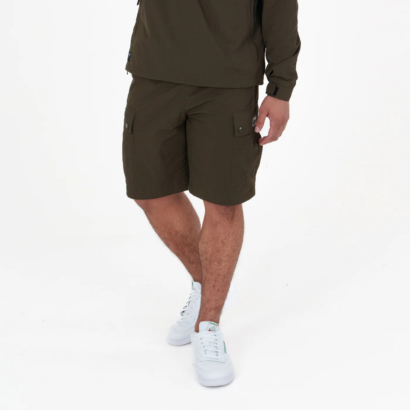 Peaceful Hooligan - Container Sport Shorts Dark Olive