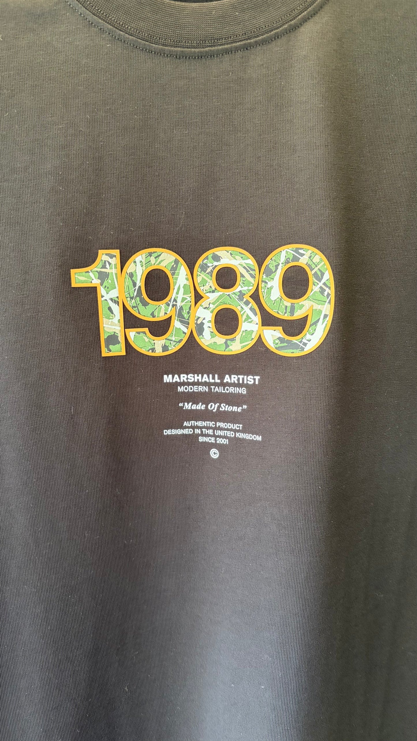 Marshall Artist | ‘Made Of Stone’ 1989 Graphic T-Shirt | Black
