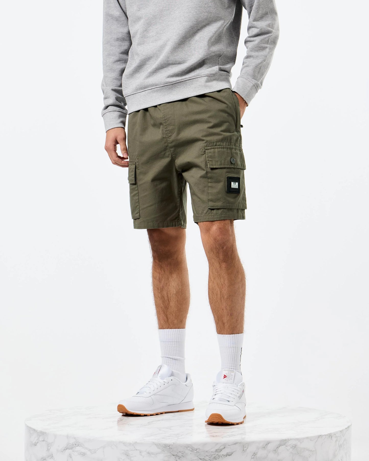 Weekend Offender - Scopello Cargo Shorts - Castle Green