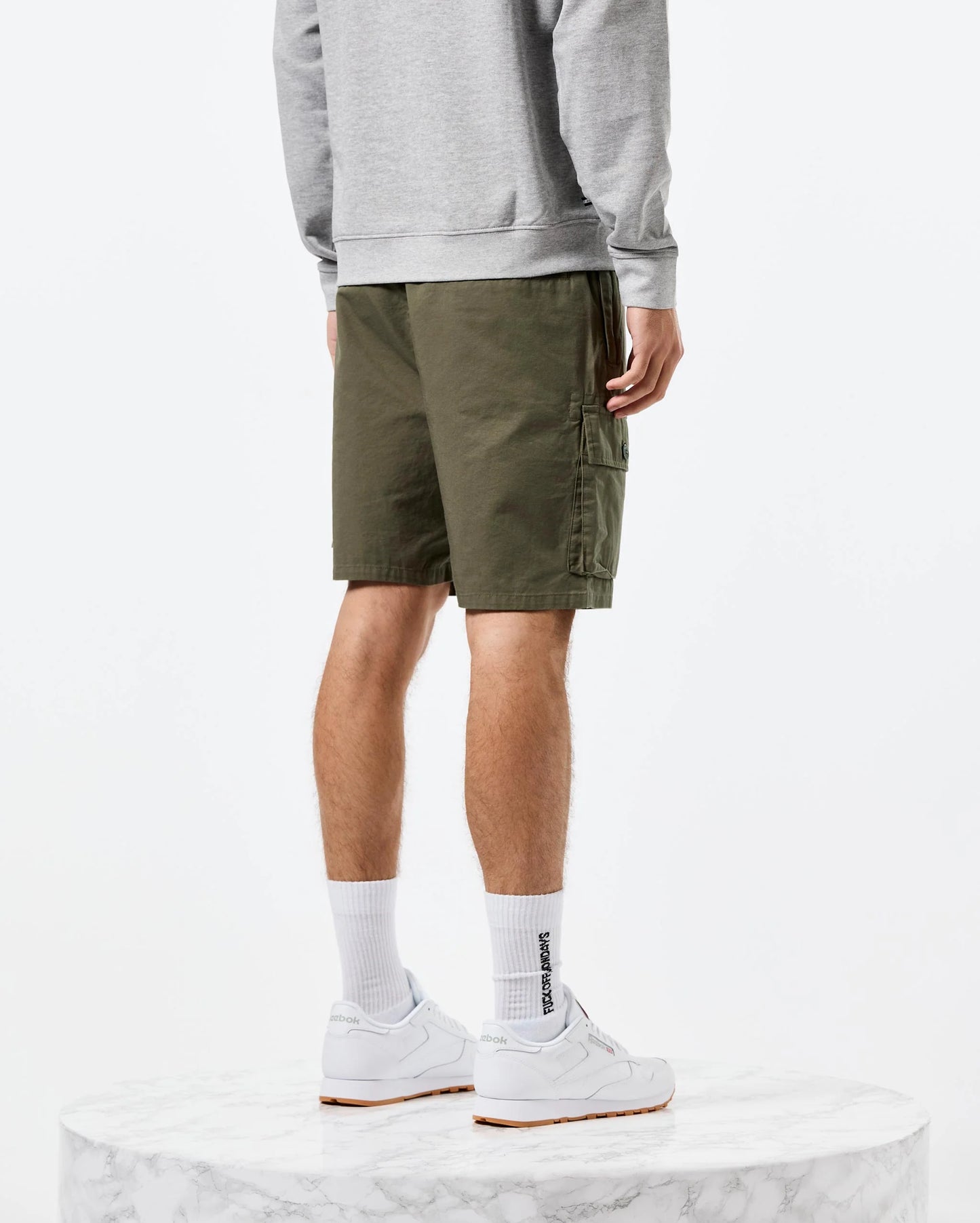 Weekend Offender - Scopello Cargo Shorts - Castle Green