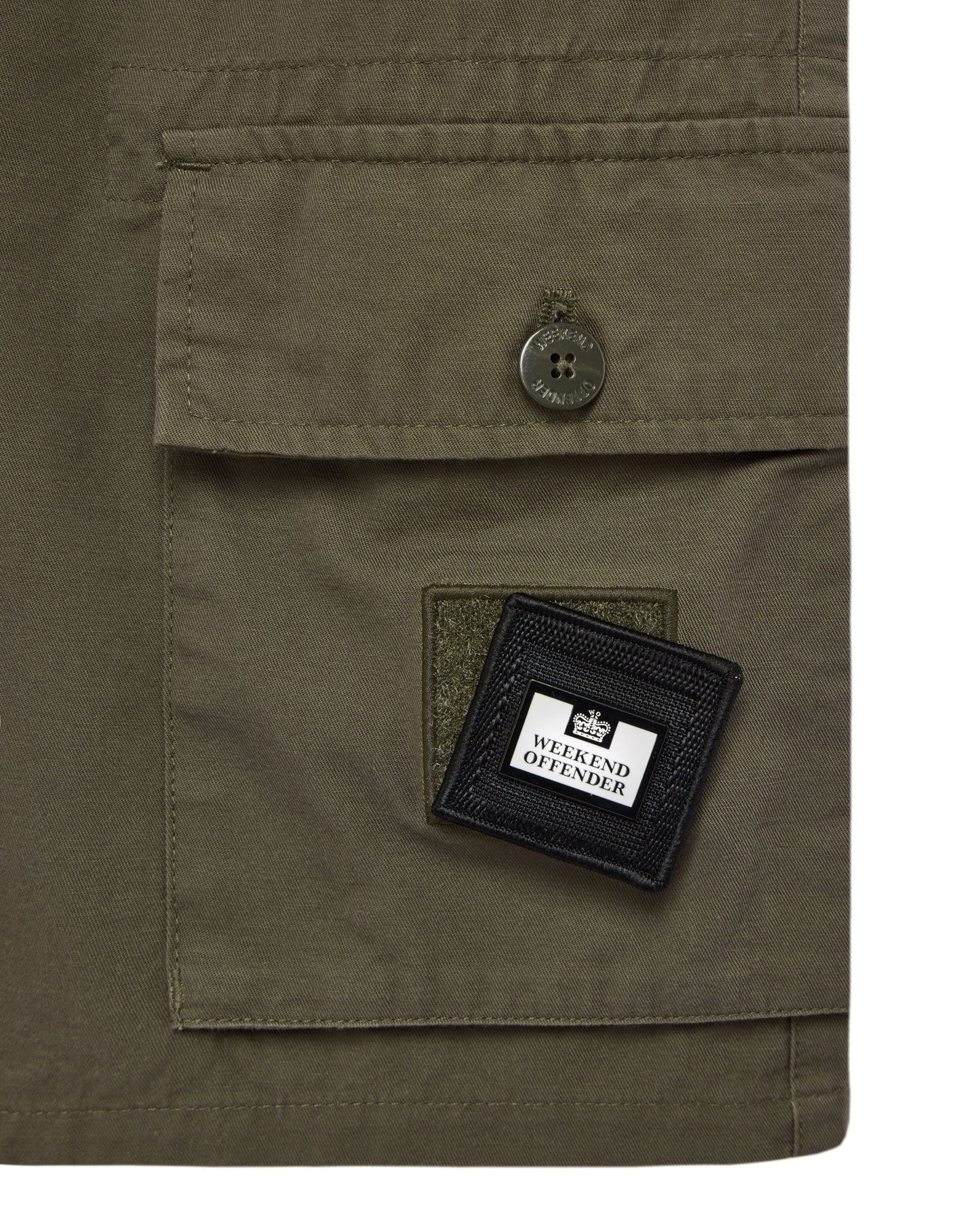 Weekend Offender - Scopello Cargo Shorts - Castle Green