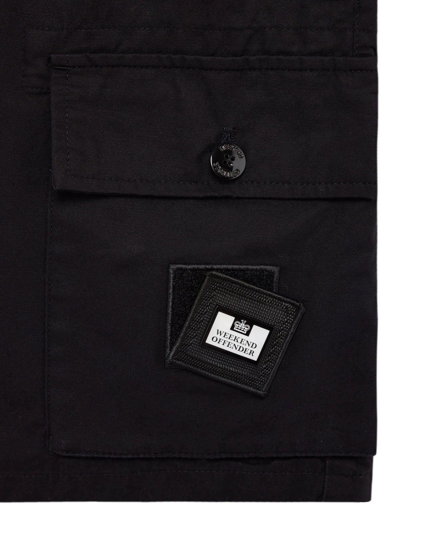 Weekend Offender - Scopello Cargo Shorts - Black