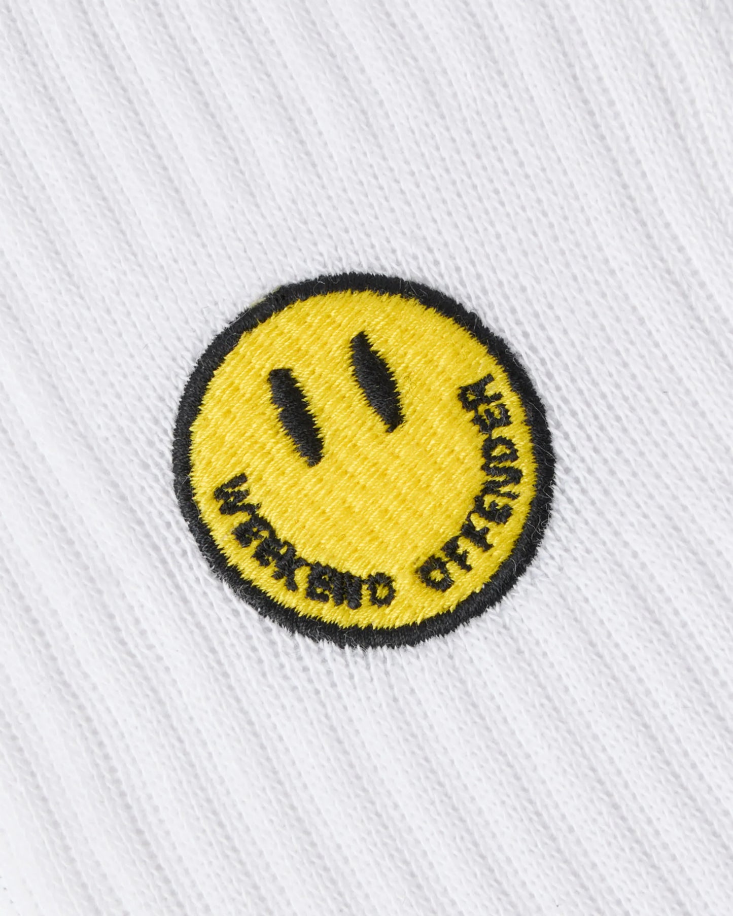 Weekend Offender - Smiley Sport Socks - White