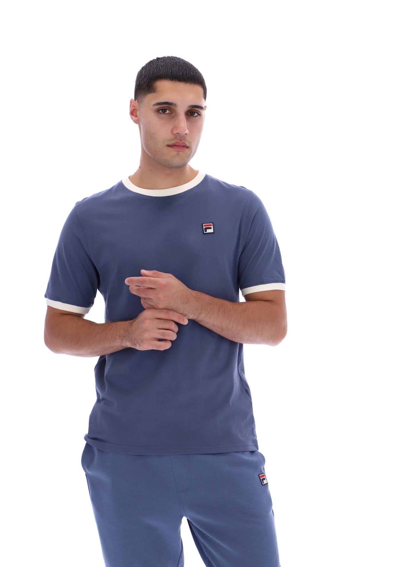 Fila - Marconi Essential Ringer T-Shirt - Vintage Indigo