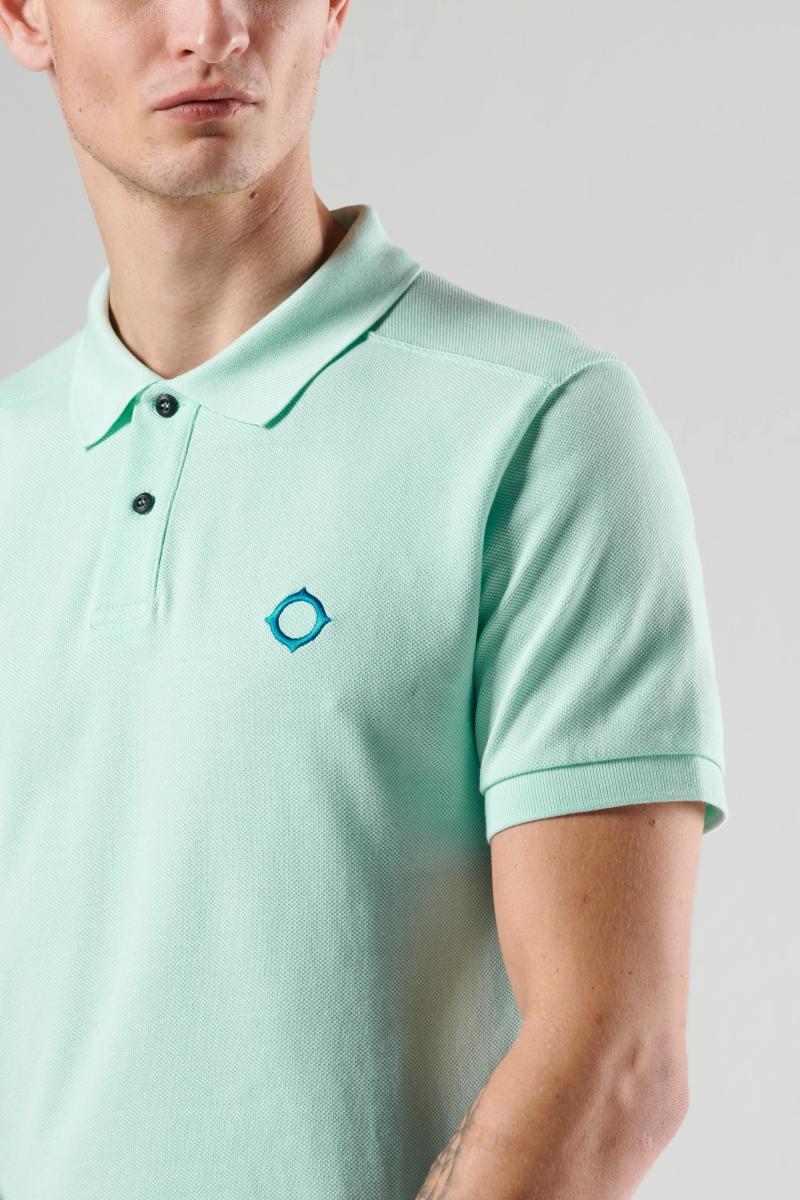 MA.Strum - SS Pique Polo - Iceberg