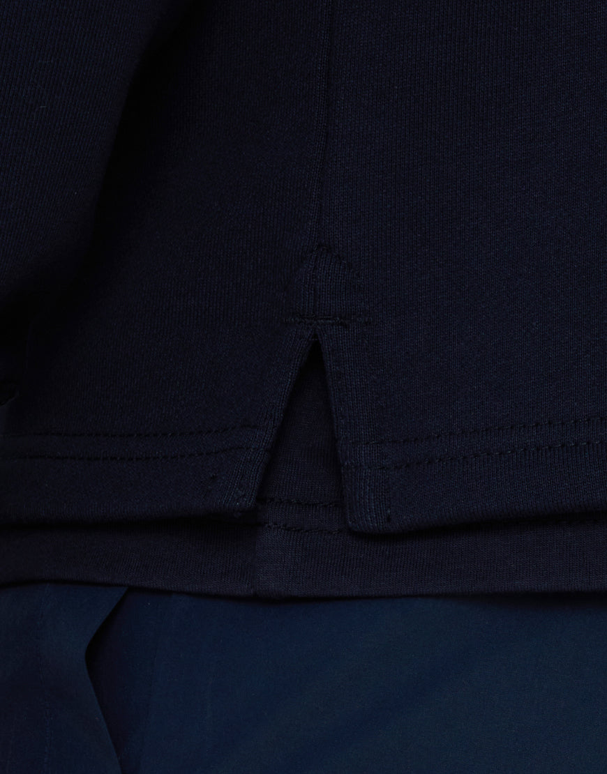 Marshall Artist - Coastal Erosion 1/4 Zip Sweat - Navy