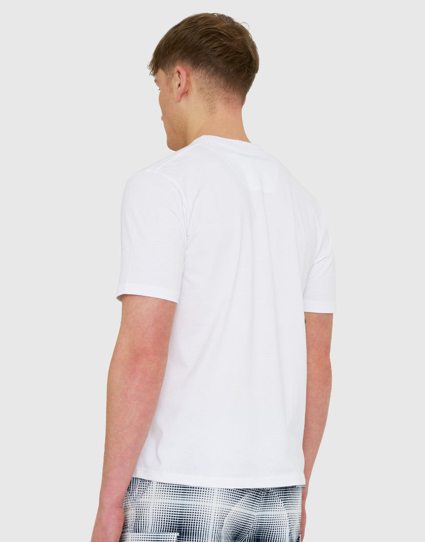 Marshall Artist - Shadow Check T-Shirt - White