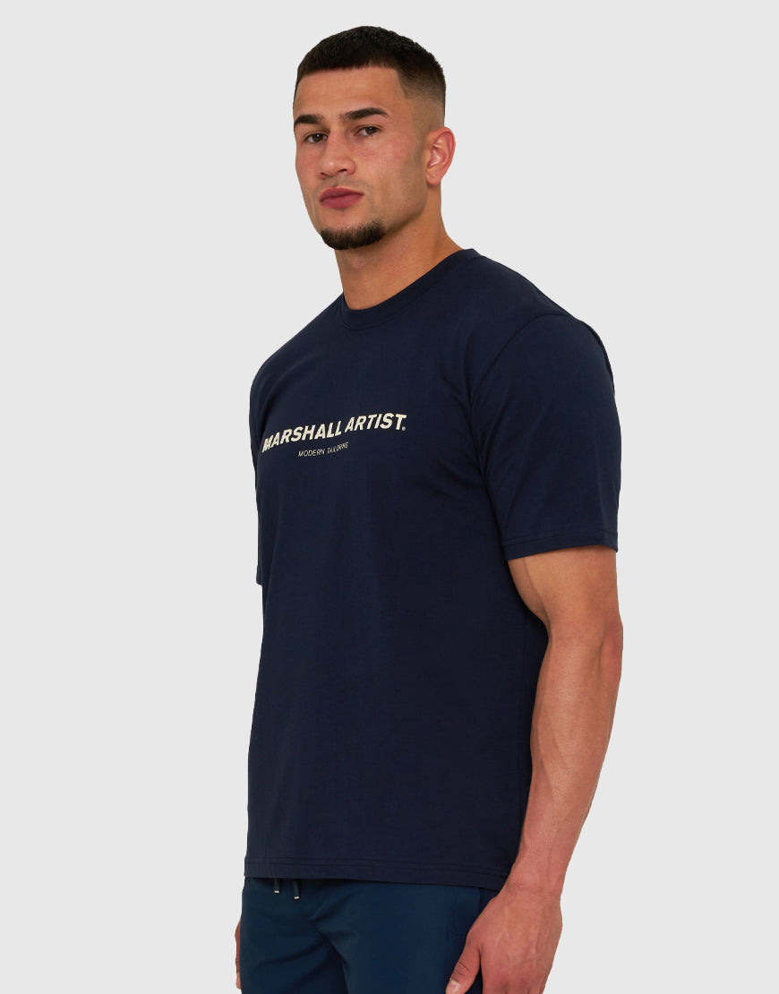 Marshall Artist - Coastal Erosion T-Shirt - Navy