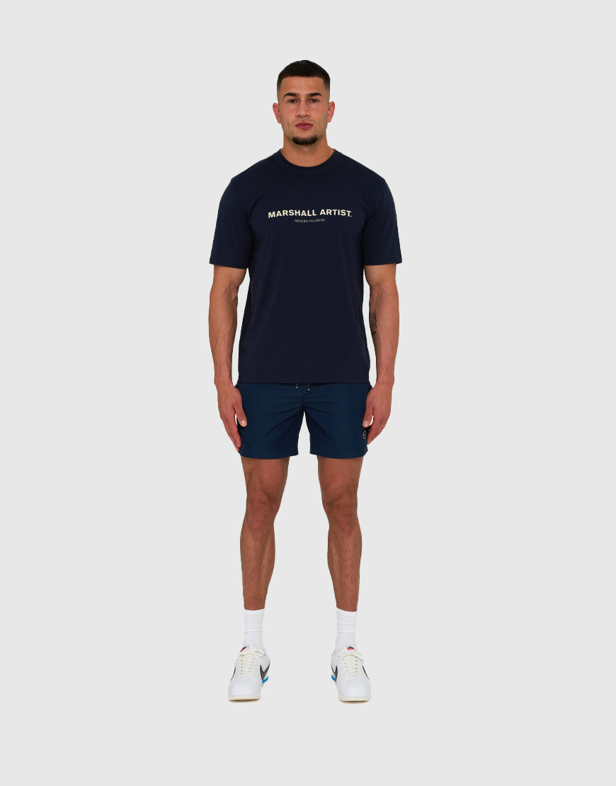 Marshall Artist - Coastal Erosion T-Shirt - Navy