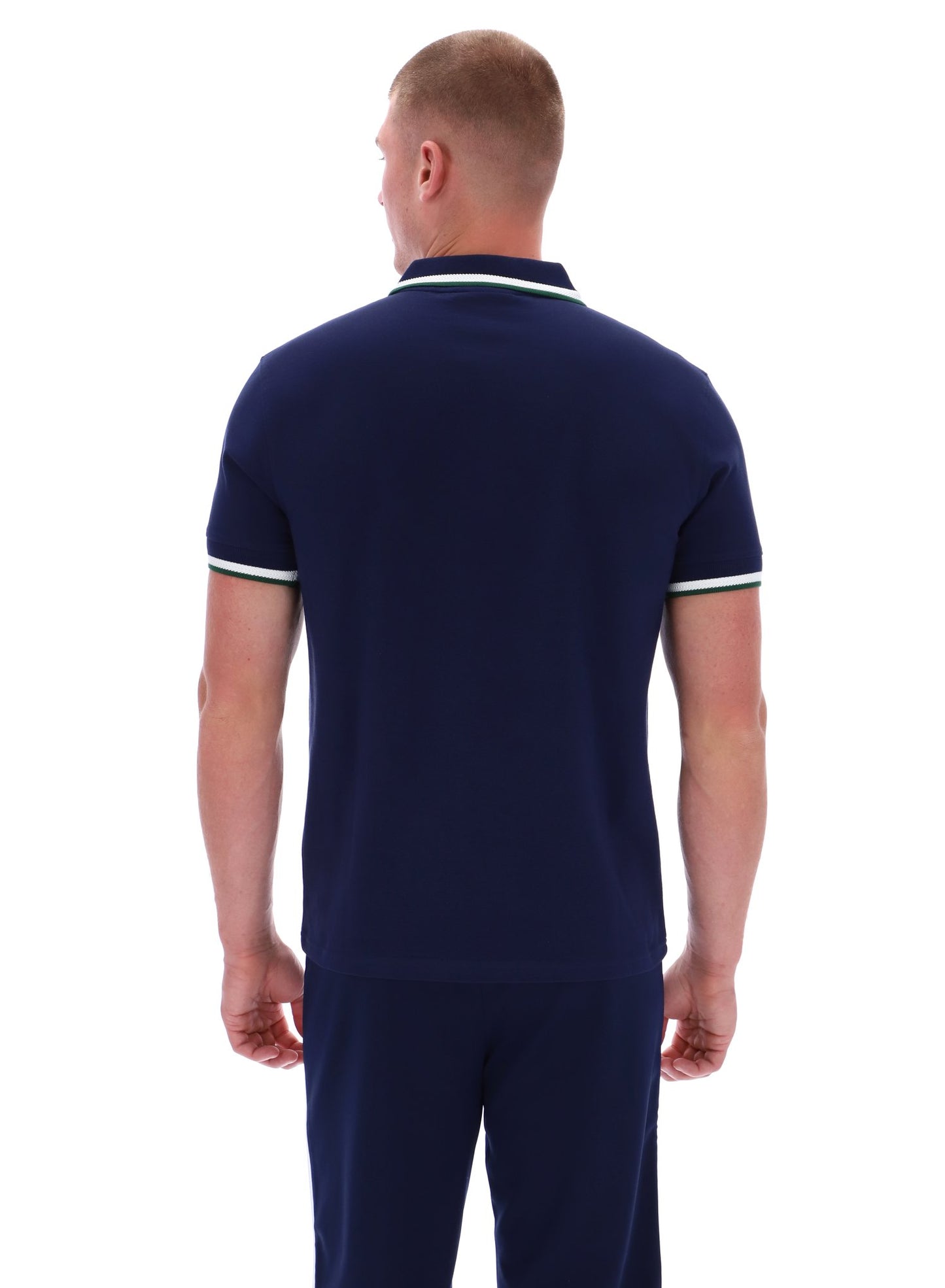 Sergio Tacchini - Nanto Zip Polo - Maritime Blue