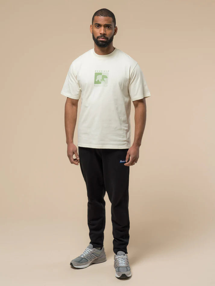 Penfield - Contrast Stripe Bear Graphic Tee - Vanilla Ice