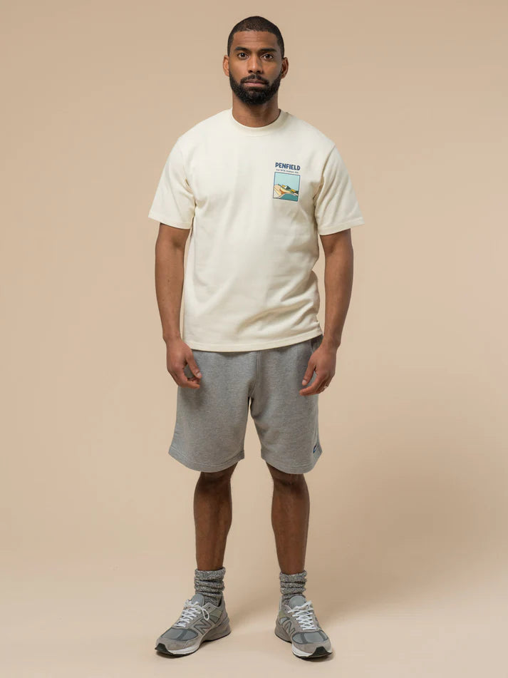 Penfield - Block Landscape Graphic Tee - Vanilla ice