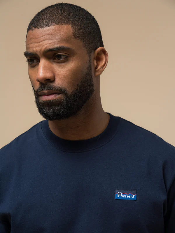 Penfield - Fishing Bear Tee - Dark Navy