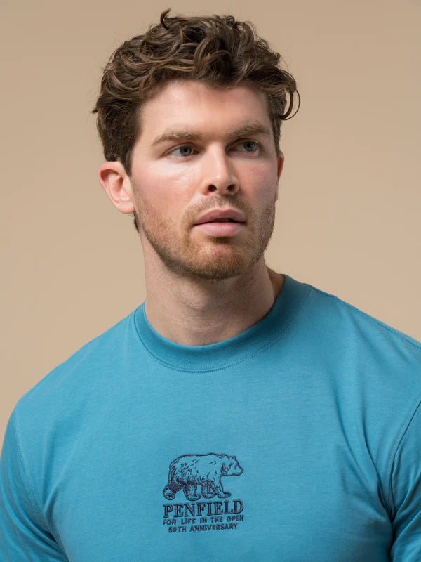 Penfield - 50th Anniversary Embroidered Tee - Niagra