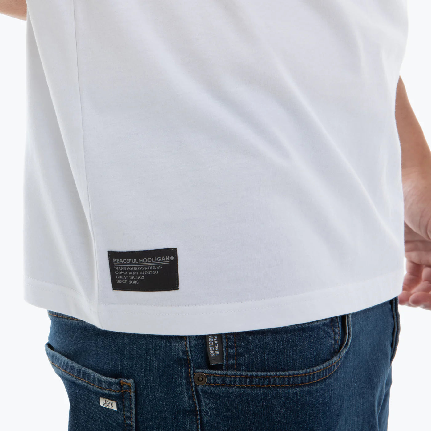 Peaceful Hooligan - Club T-Shirt - White