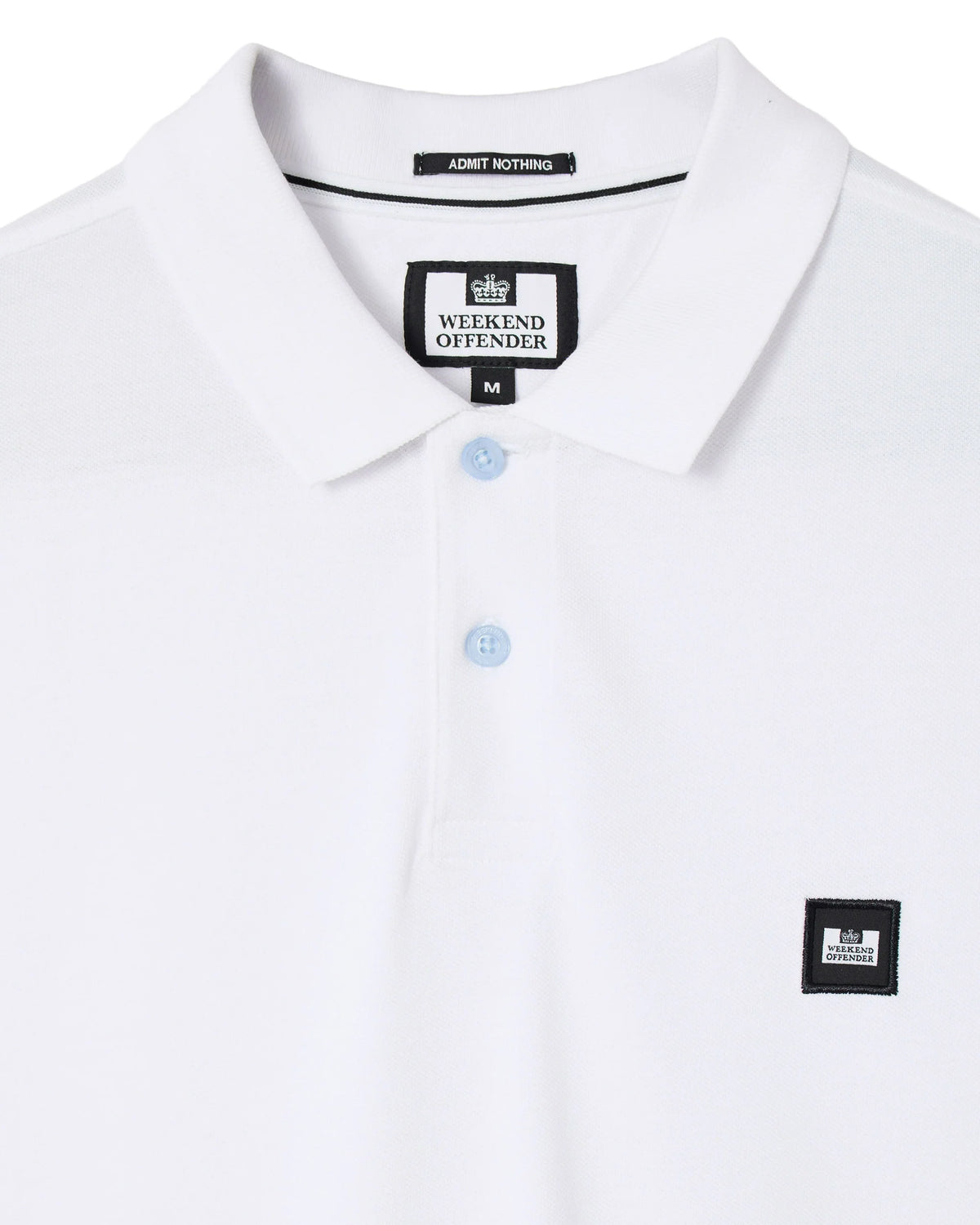 Weekend Offender Heathcote Polo WO Chest Badge Detail