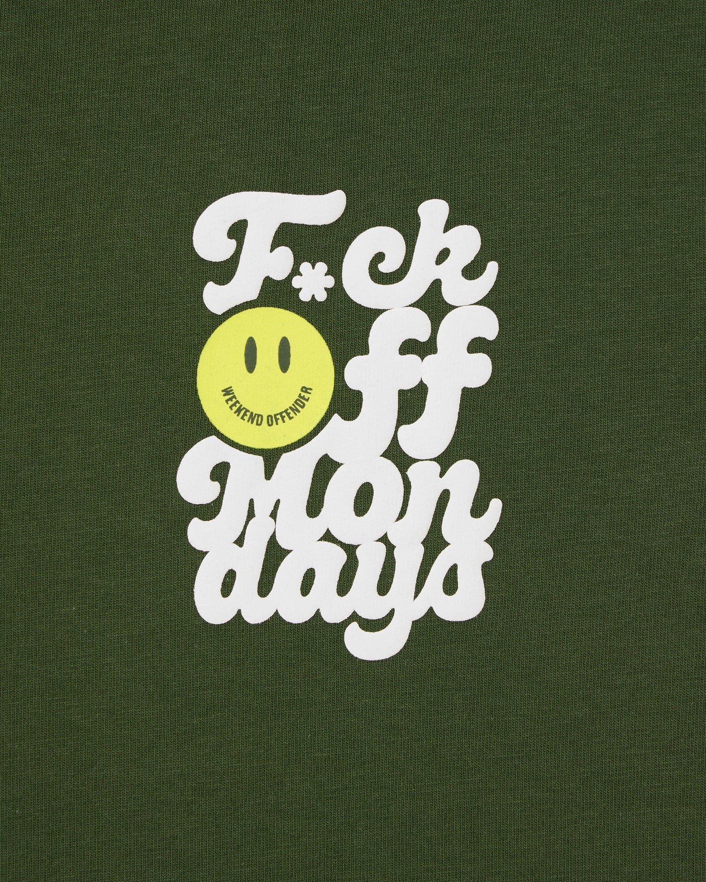 Weekend Offender - F.O.M. Graphic Tee - Bay Leaf Green