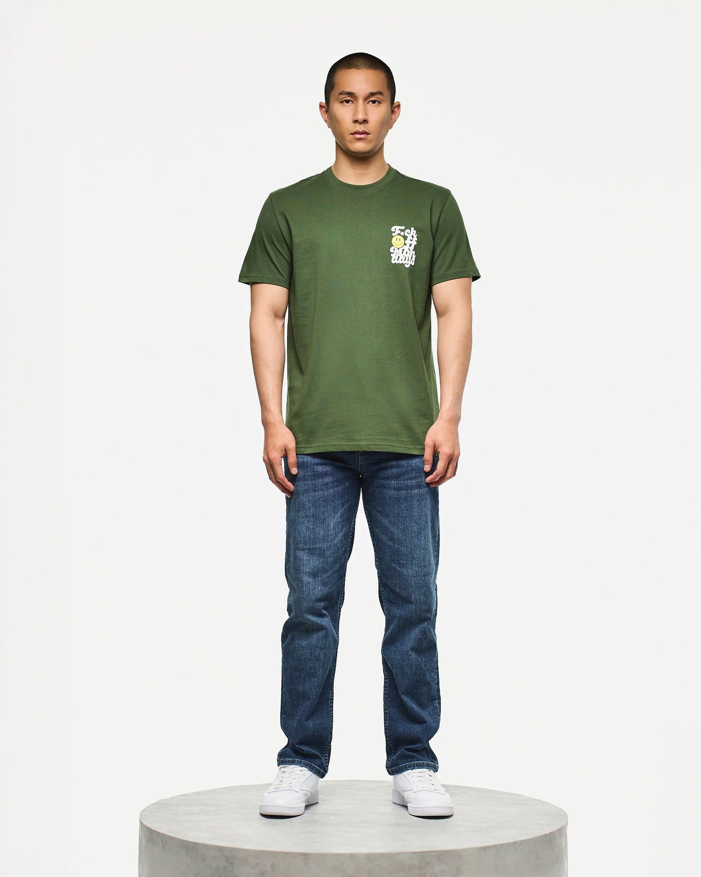 Weekend Offender - F.O.M. Graphic Tee - Bay Leaf Green