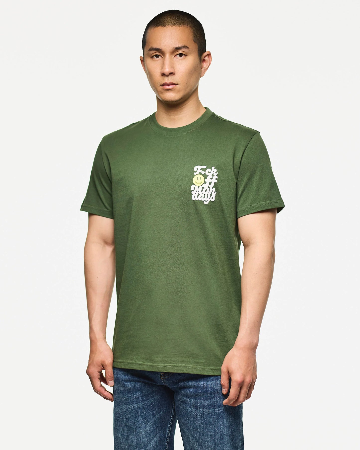 Weekend Offender - F.O.M. Graphic Tee - Bay Leaf Green