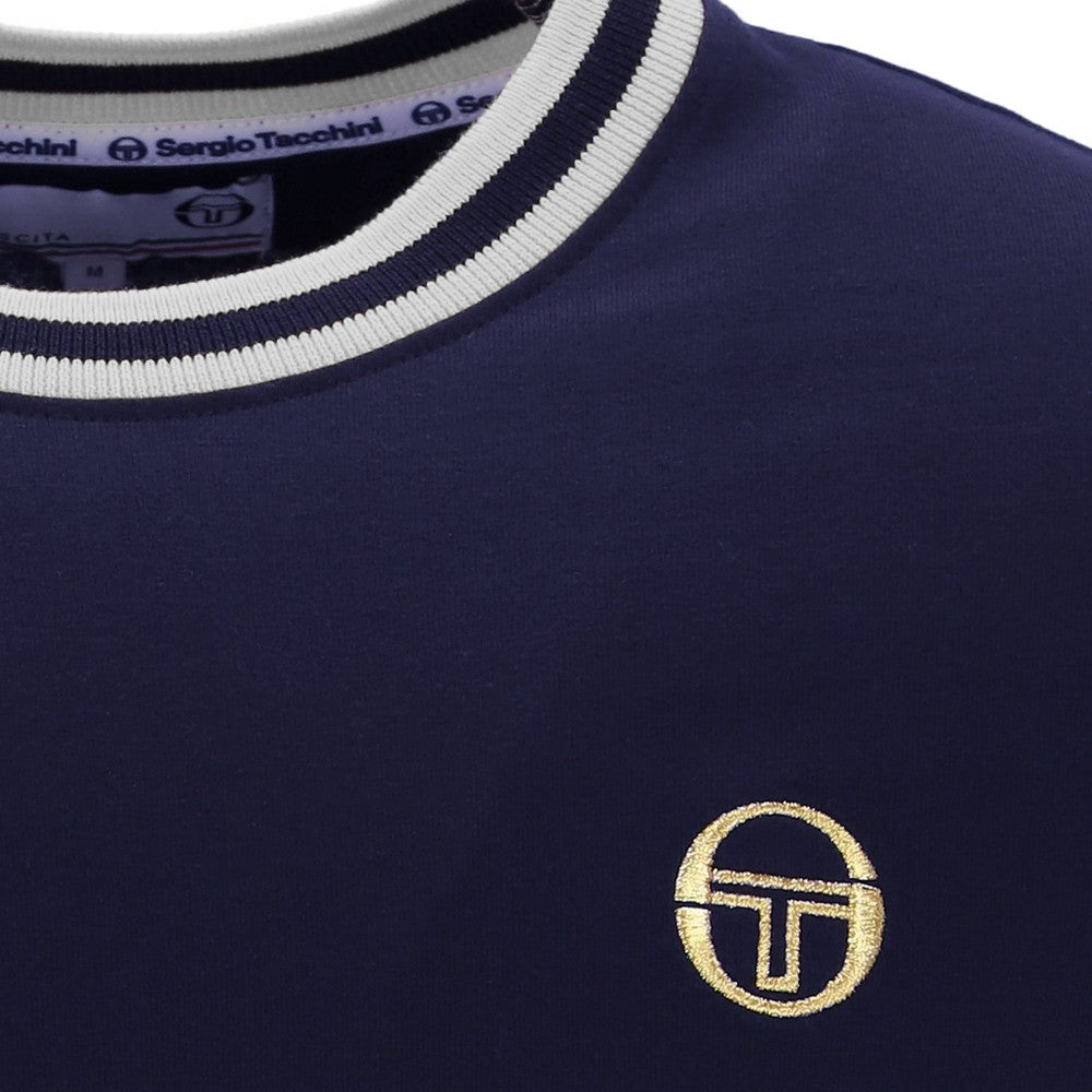 Sergio Tacchini - Rainer SS T-Shirt - Blue / Gardenia