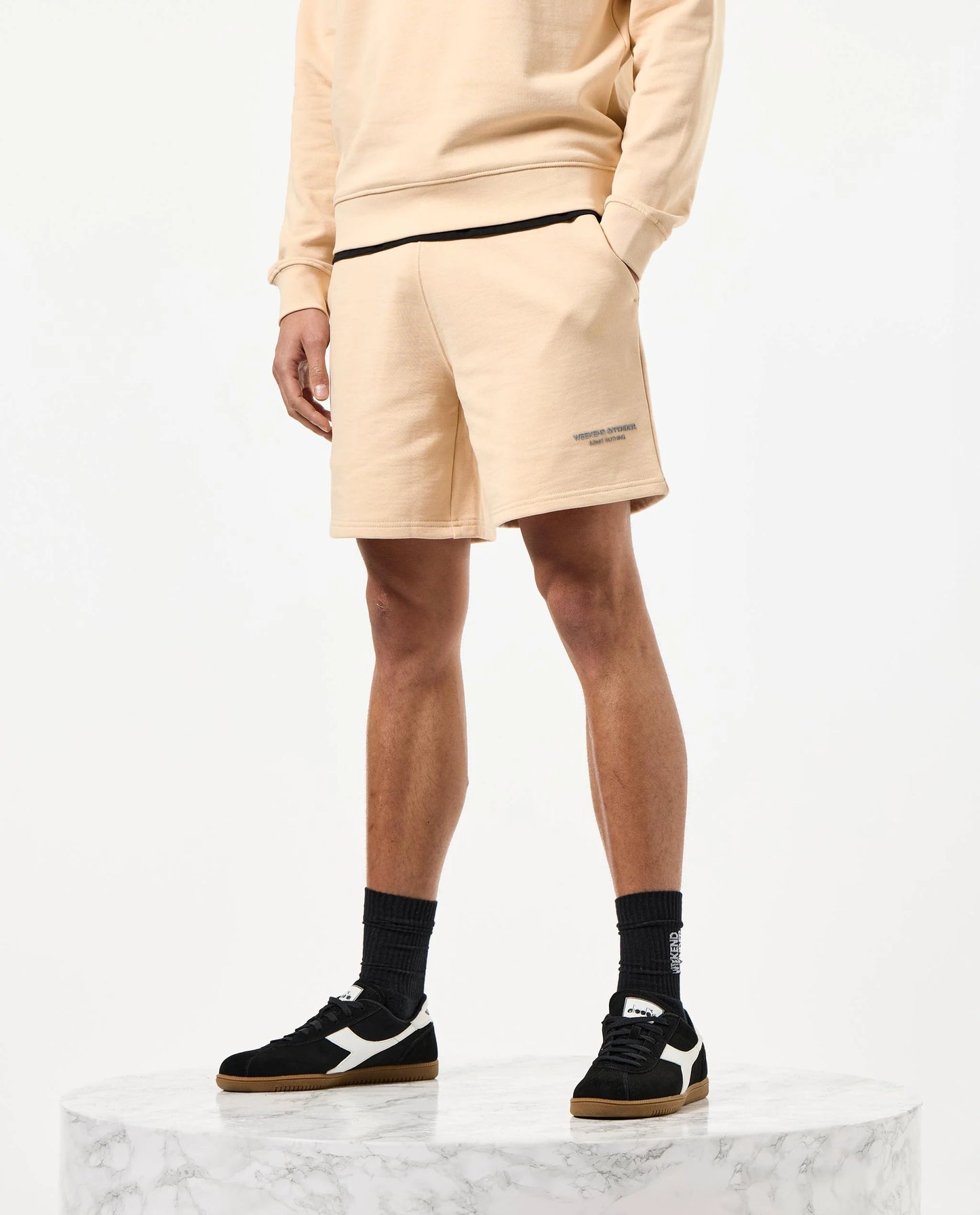 Weekend Offender - Mytros Shorts - Deep Champagne/Smokey Grey