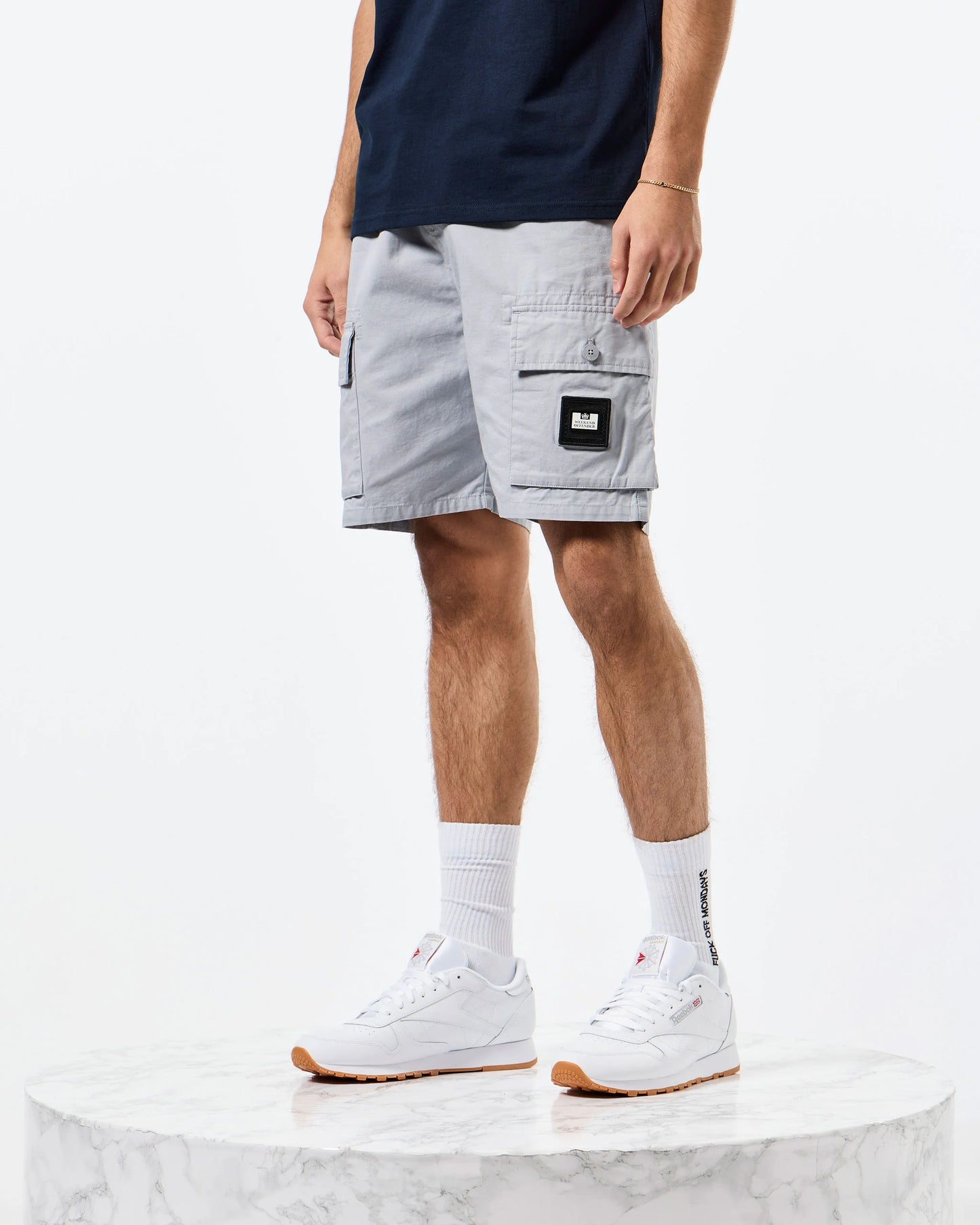 Weekend Offender - Scopello Cargo Shorts - Smokey Grey