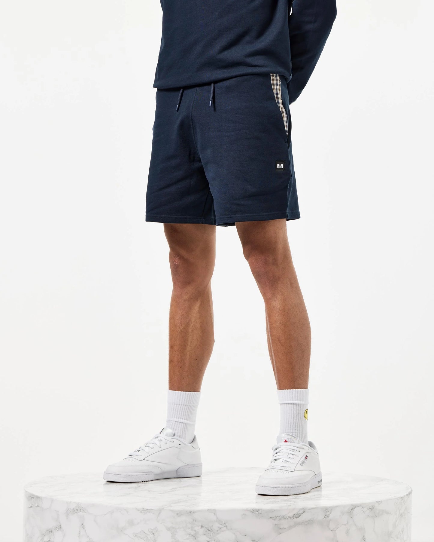 Weekend Offender - Pankow Shorts - Navy/Mid House Check