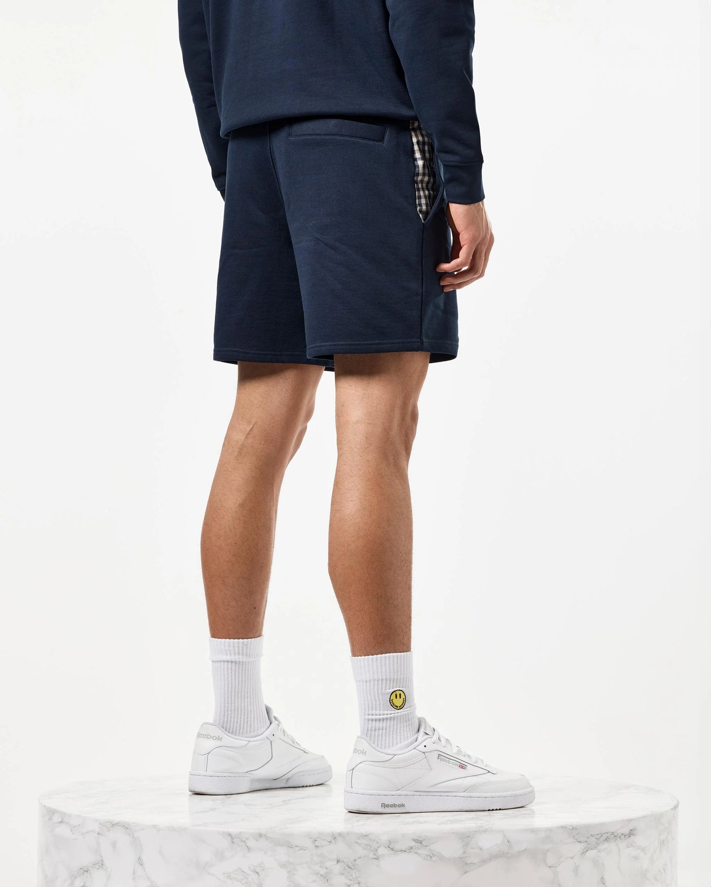 Weekend Offender - Pankow Shorts - Navy/Mid House Check