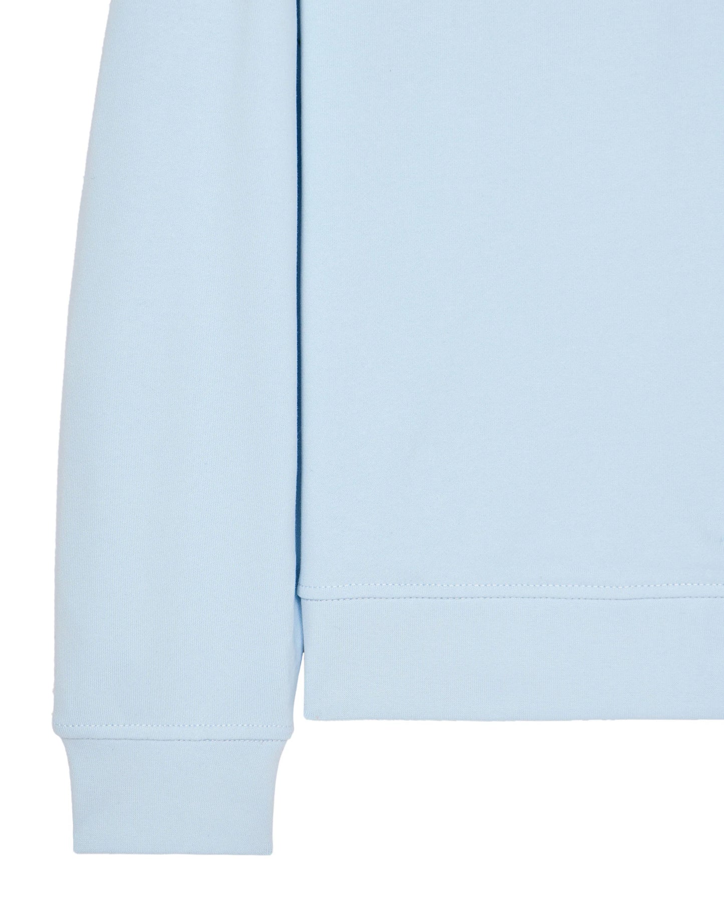 Weekend Offender - Kraviz Quarter Zip Sweatshirt - Oceanwave Blue