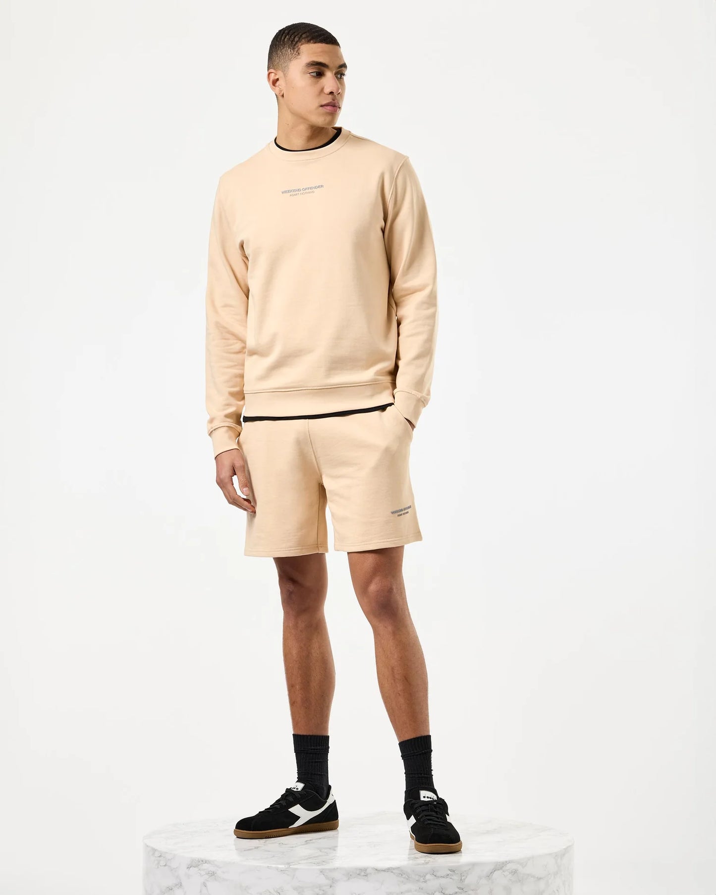 Weekend Offender - Raval Sweat - Deep Champagne / Smokey Grey