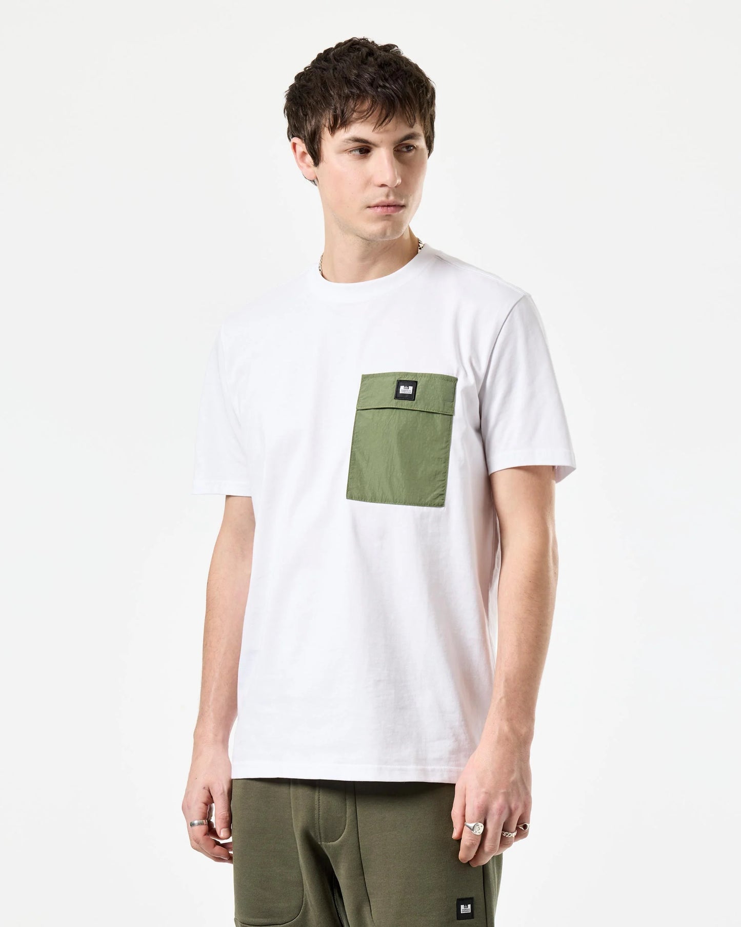 Weekend Offender - Stiniva T-Shirt - White/Sapling Green