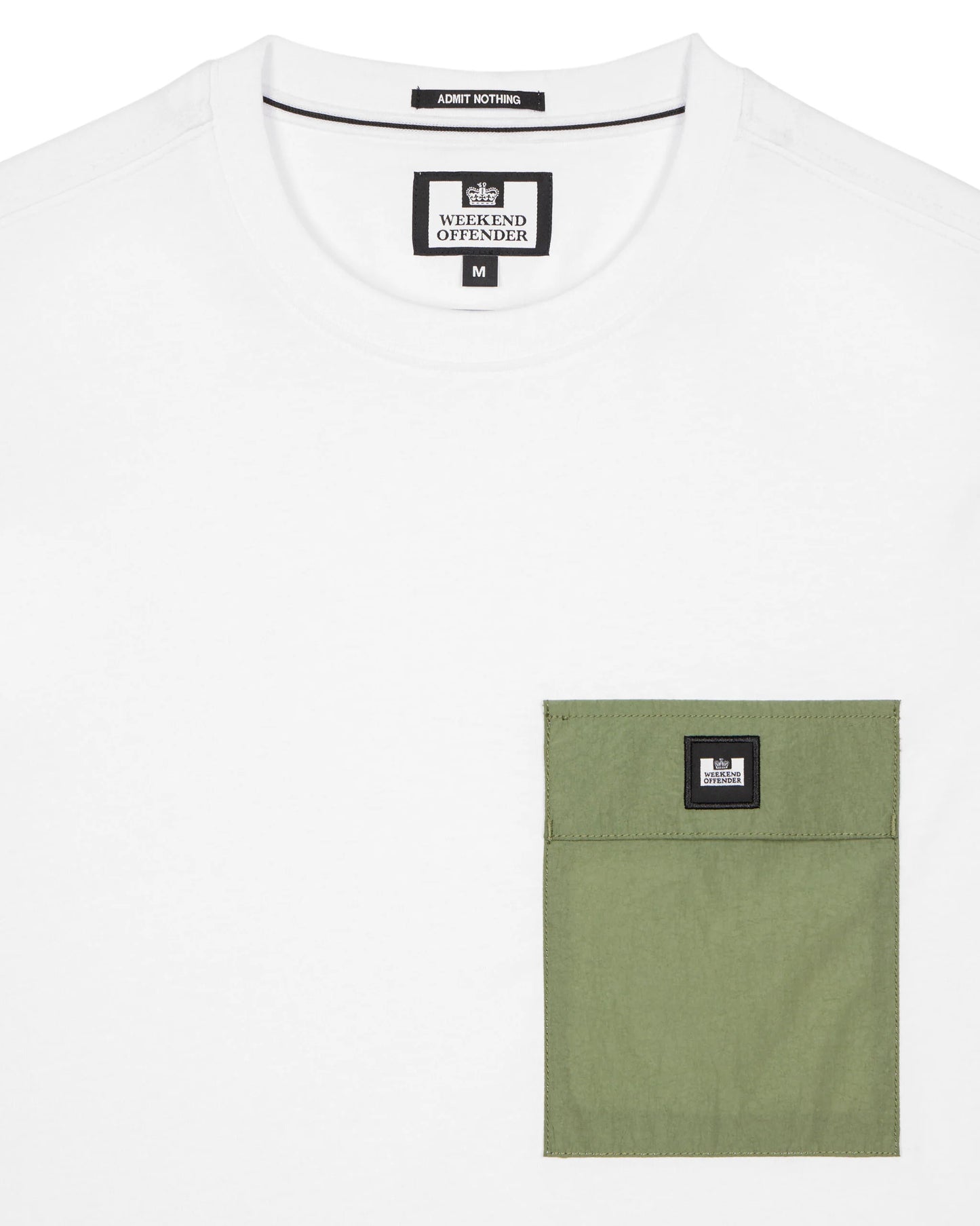 Weekend Offender - Stiniva T-Shirt - White/Sapling Green