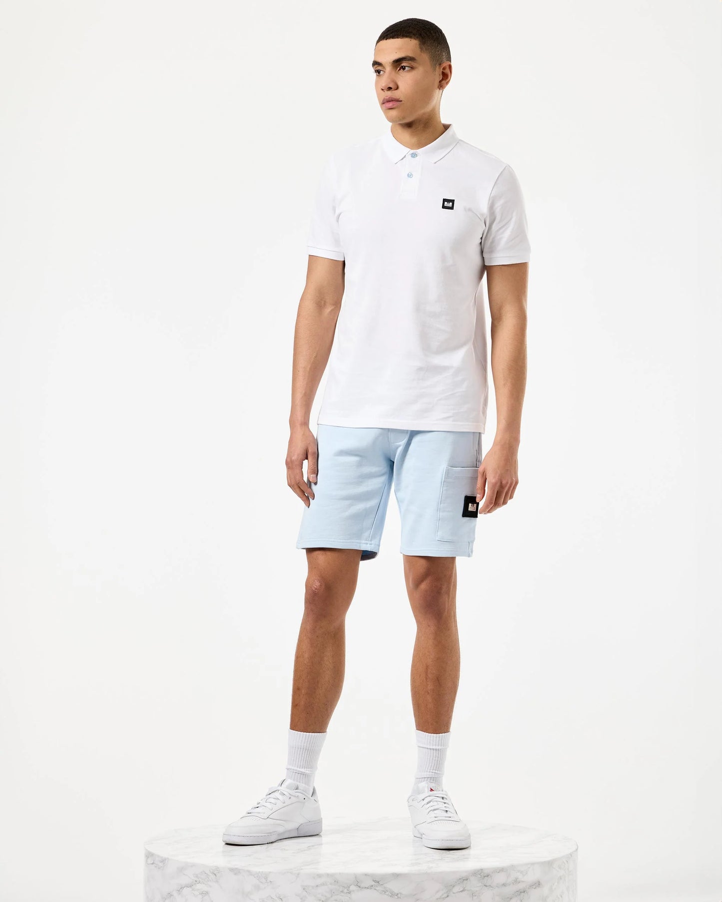 Weekend Offender - Hawkins Jogger Shorts - Ocean Wave Blue