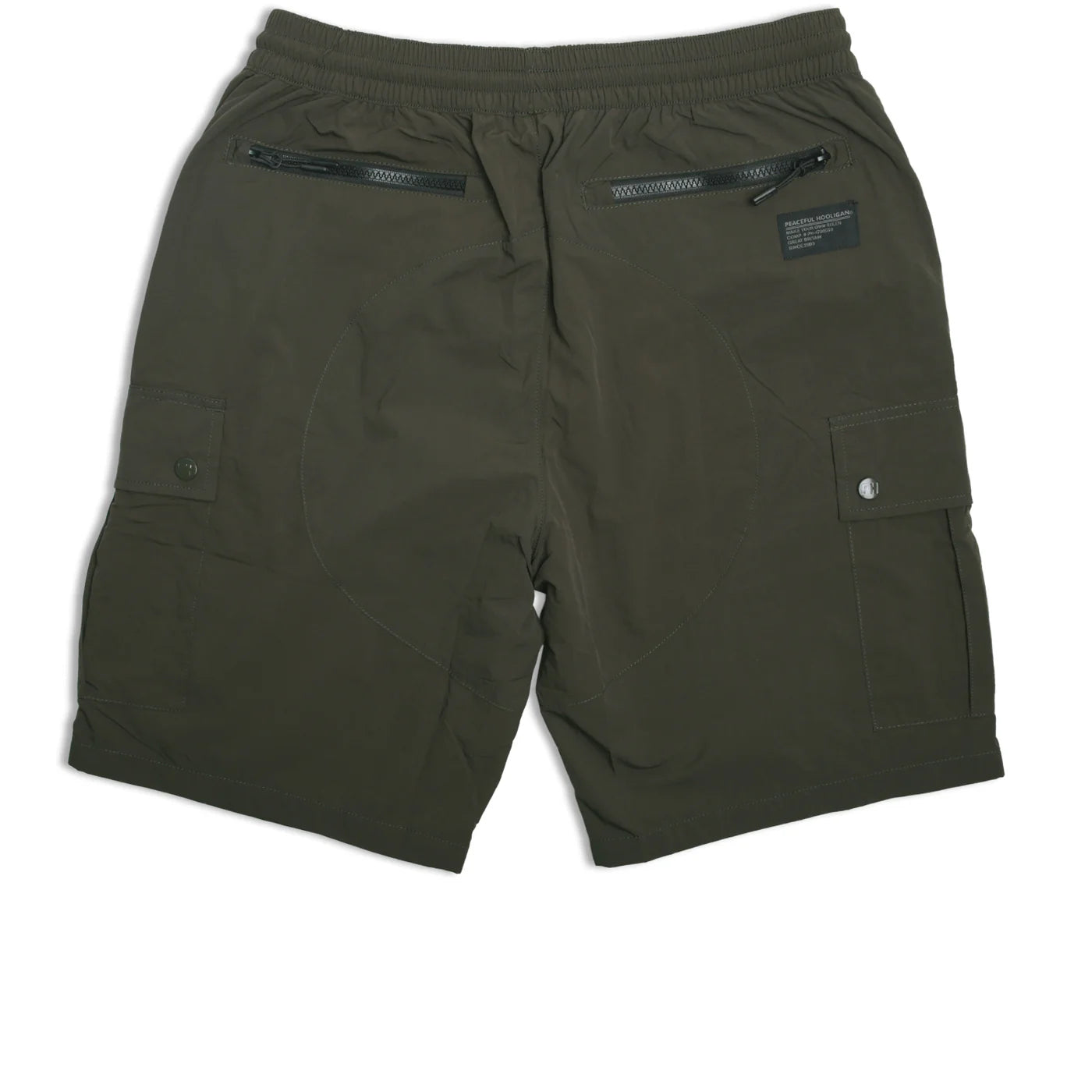 Peaceful Hooligan - Container Sport Shorts Dark Olive