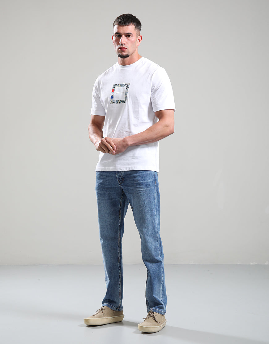 Marshall Artist - Adored Box Logo Tee - White
