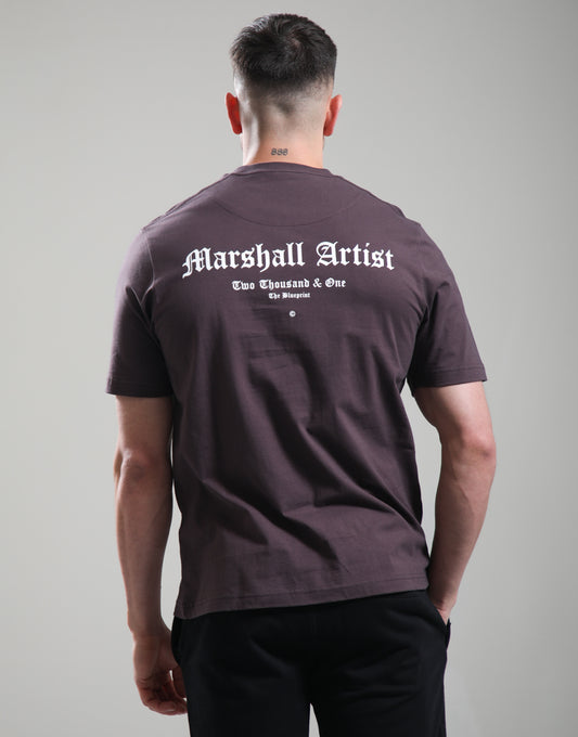 Marshall Artist | Blueprint T-Shirt - Bordeaux