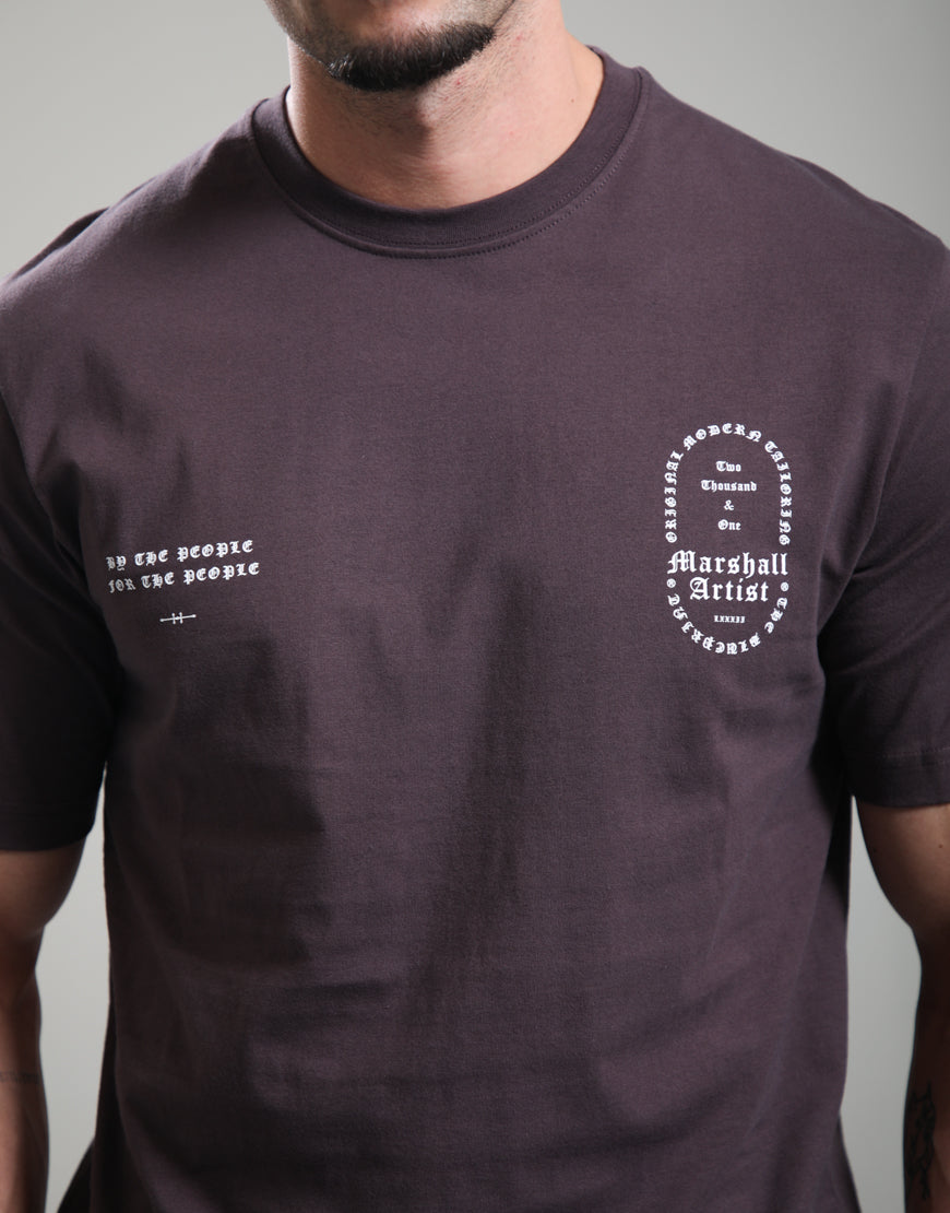 Marshall Artist | Blueprint T-Shirt - Bordeaux