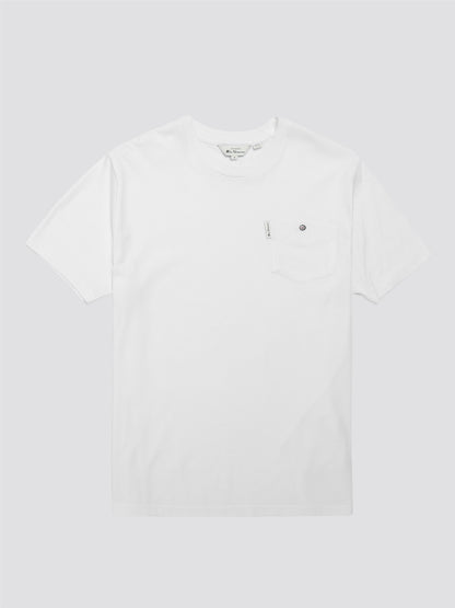 Ben Sherman - Signature T-Shirt with Chest Pocket - White