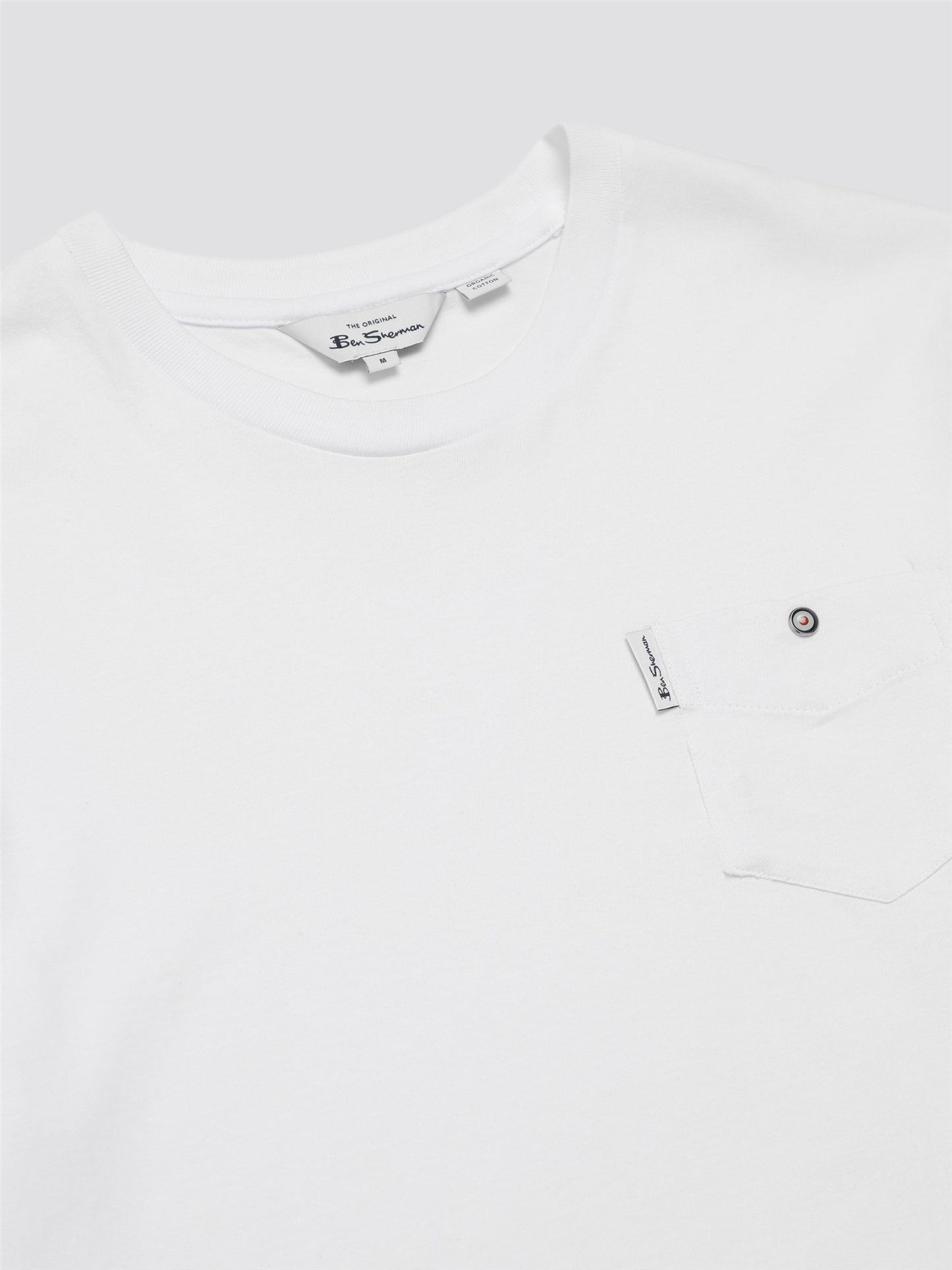 Ben Sherman - Signature T-Shirt with Chest Pocket - White