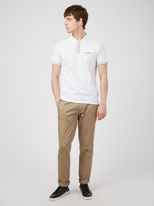 Ben Sherman - Signature Slim Stretch Chinos - Stone